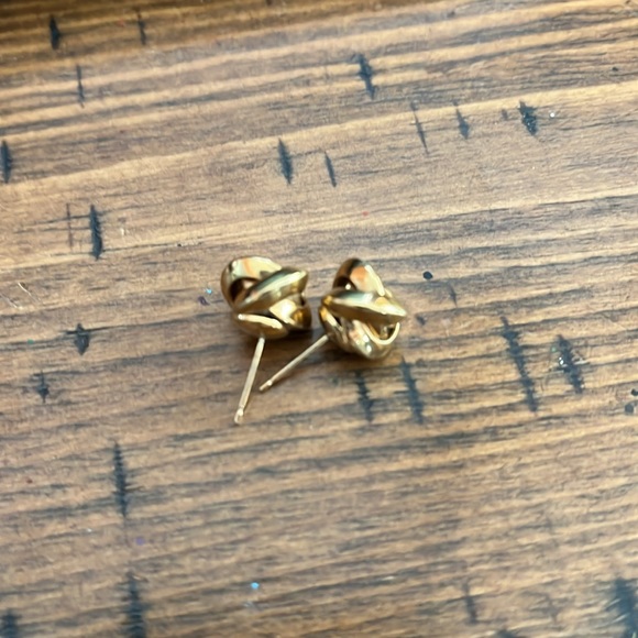 Gold Knot Earring posts!! - Picture 3 of 4